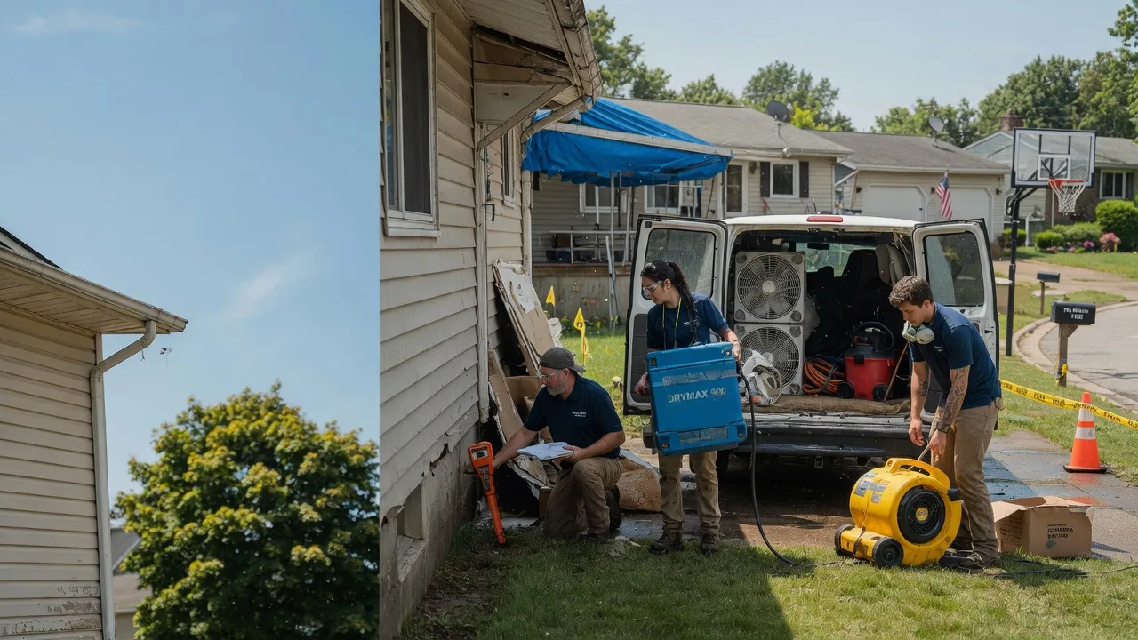 Ceiling Leak Cleanup in Caledonia, NY near me